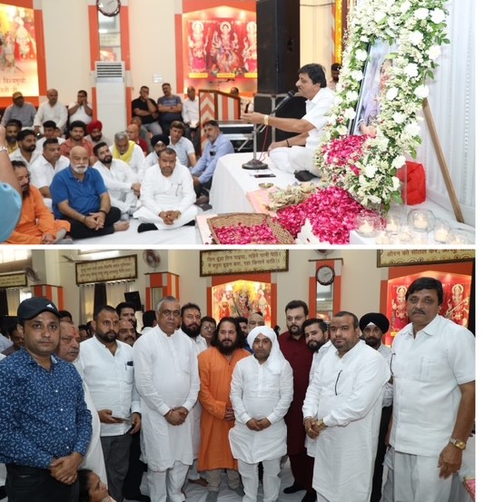 à¤¸à¥à¤µà¤°à¥à¤—à¥€à¤¯ à¤¶à¥à¤°à¥€à¤®à¤¤à¥€ à¤¸à¥à¤®à¤¨ à¤¶à¤°à¥à¤®à¤¾ à¤•à¥‹ à¤¶à¤¹à¤° à¤•à¥‡ à¤°à¤¾à¤œà¤¨à¥‡à¤¤à¤¾à¤“à¤‚ à¤§à¤¾à¤°à¥à¤®à¤¿à¤• à¤¸à¤‚à¤—à¤ à¤¨à¥‹à¤‚ à¤µ à¤¶à¤¹à¤° à¤•à¥‡ à¤ªà¥à¤°à¤®à¥à¤– à¤²à¥‹à¤—à¥‹à¤‚ à¤¨à¥‡ à¤¦à¥€ à¤¶à¥à¤°à¤¦à¥à¤§à¤¾à¤‚à¤œà¤²à¤¿