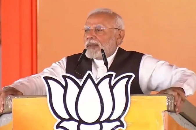 Prime minister modi predicted that bjp will form a full majority government in jammu and kashmir