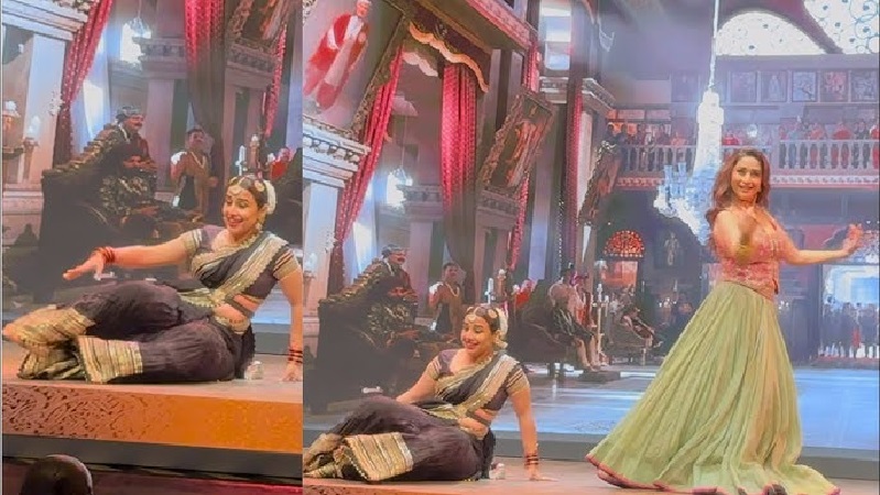 Madhuri dixit and vidya balan amazing performance on the new song of bhool bhulaiyaa 3