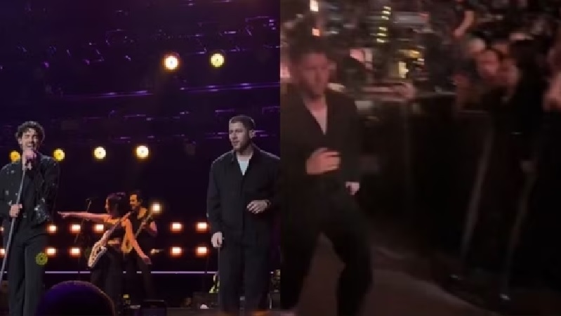 Laser attack caused panic at nick jonas concert in prague, security team took immediate action