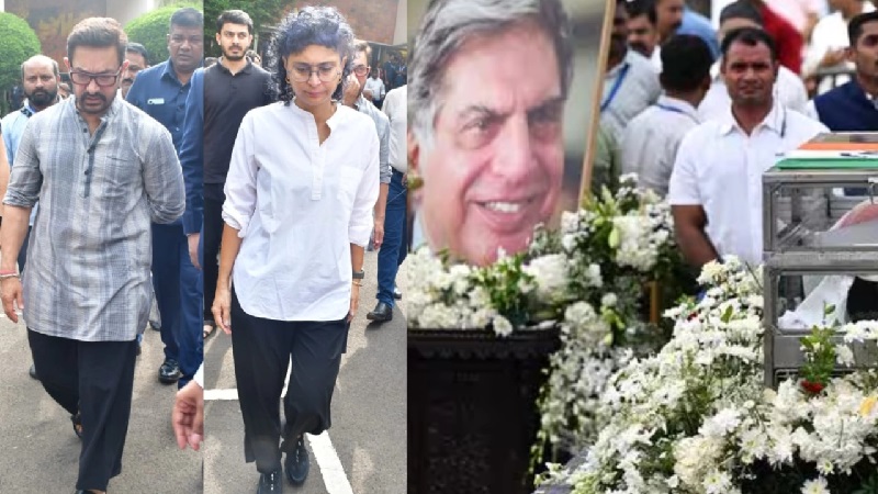 Aamir khan and kiran rao paid tribute to ratan tata, said - 'His contribution to the country is invaluable