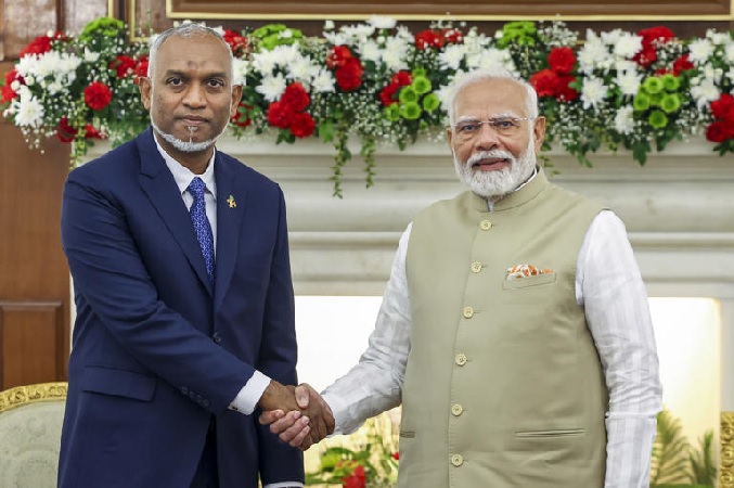 Opposition mocked maldives president muizzu for taking a U-turn on india