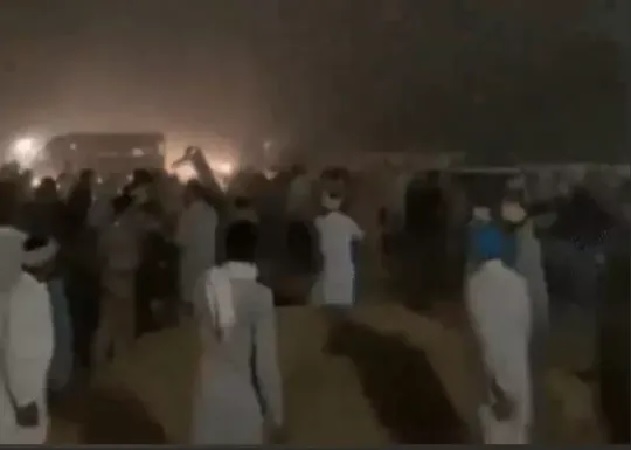 Controversy over paddy procurement in punjab, fierce clash between farmers and police in bathinda