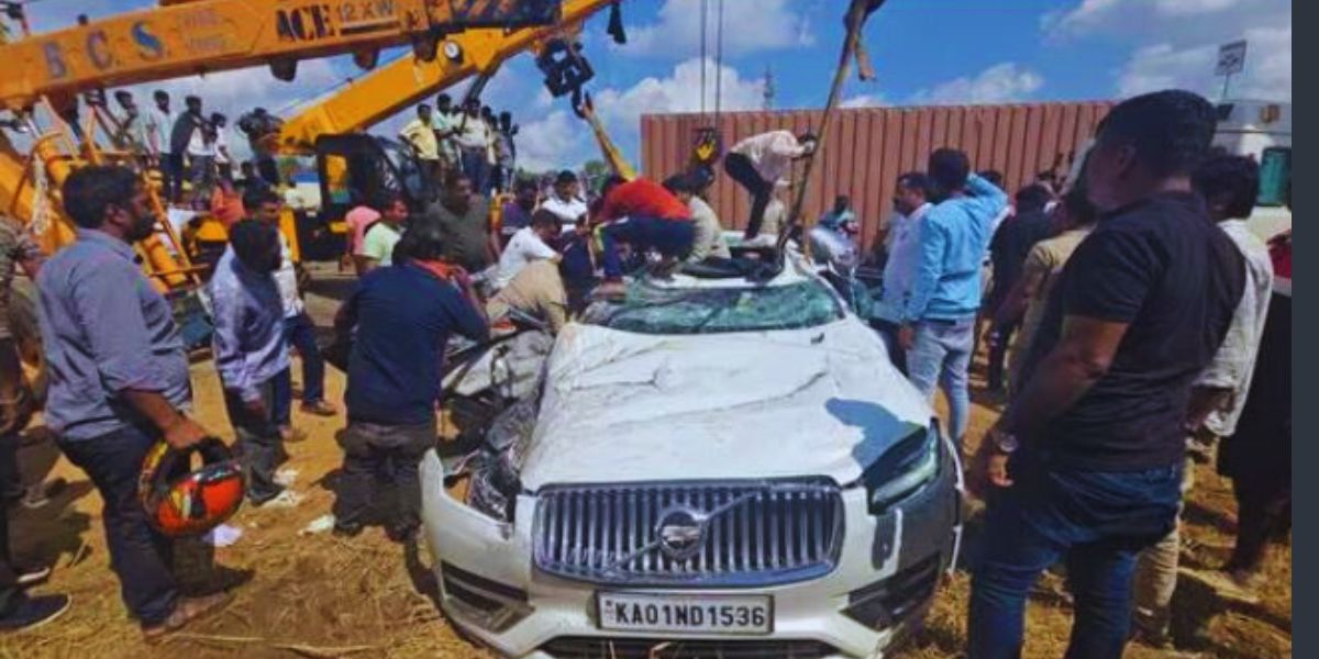 Tragic Bengaluru Volvo Accident: CEO and Family Killed as Container Truck Crashes