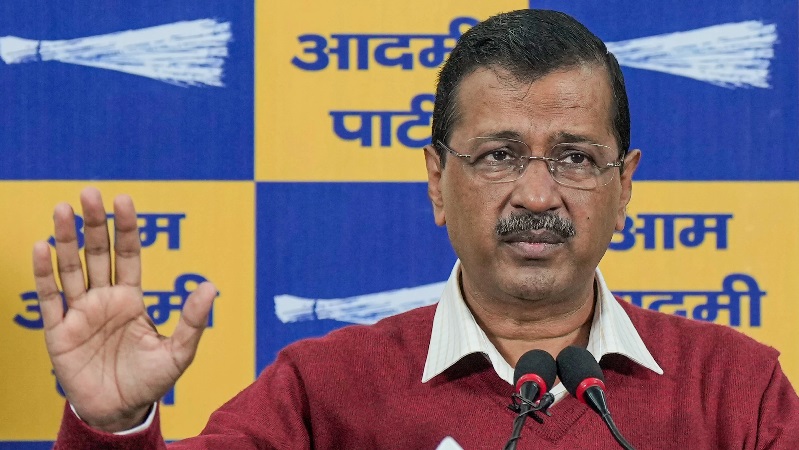 Arvind kejriwal accused the BJP government of inaction on law and order