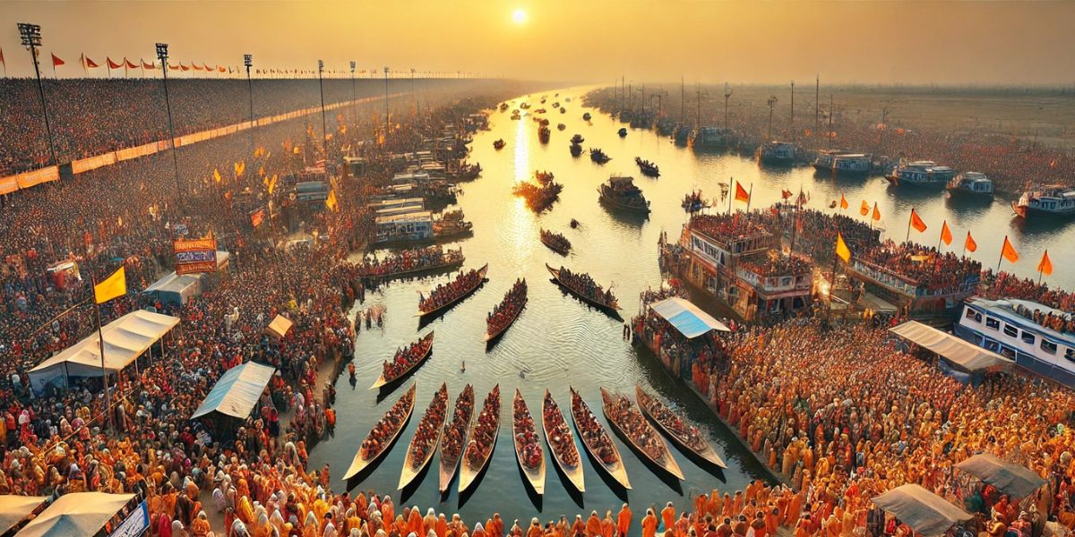 Over 1.3 Crore Devotees Take Holy Dip on the Final Day of Maha Kumbh in Prayagraj