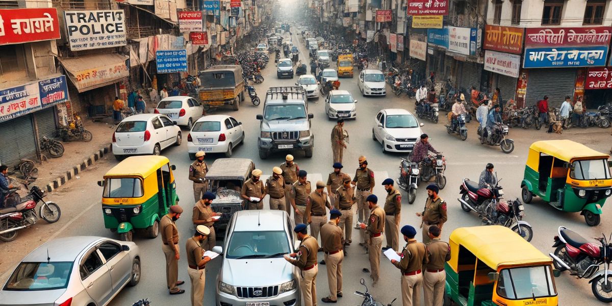 Traffic Enforcement Drive in Jalandhar: 88 Challans Issued & 14 Vehicles Seized