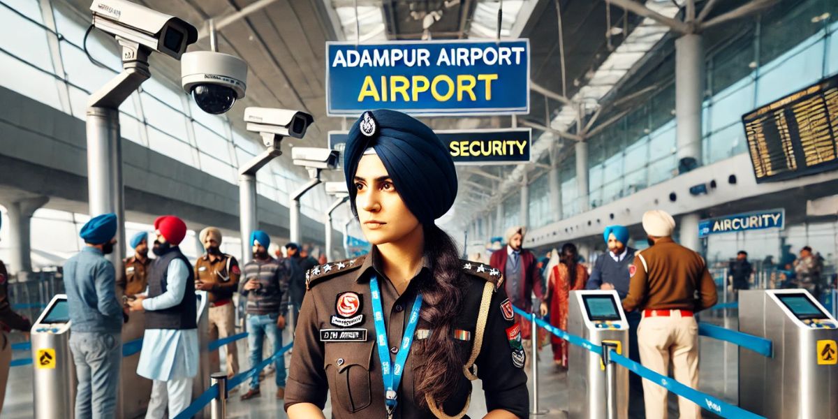 Adampur Airport Security Tightened, DCP Jaswant Kaur Takes Charge