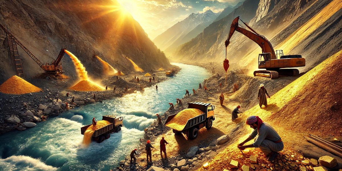 Pakistan Discovers Massive Gold Reserves Worth â‚¹80,000 Crore in Indus River