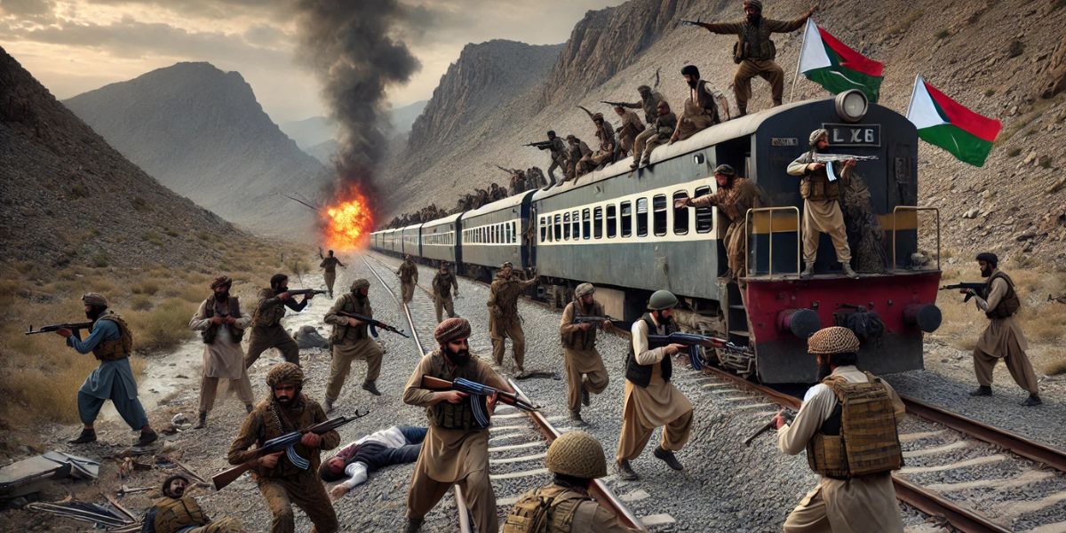 Pakistan Train Hijacked by BLA, 20 Soldiers Killed in Deadly Attack
