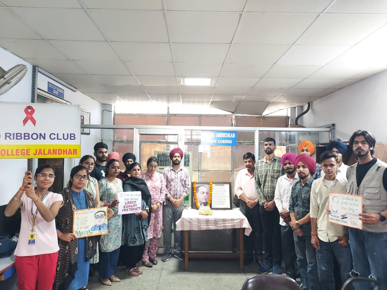 â€œD.A.V. College Jalandhar Commemorates the Birth Anniversary of Dr. B.R. Ambedkar
