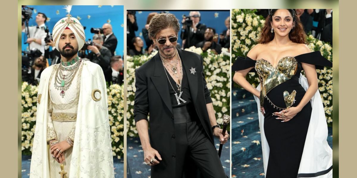 Shah Rukh Khan, Diljit Dosanjh and More Indian Stars Dazzle at Met Gala 2025
