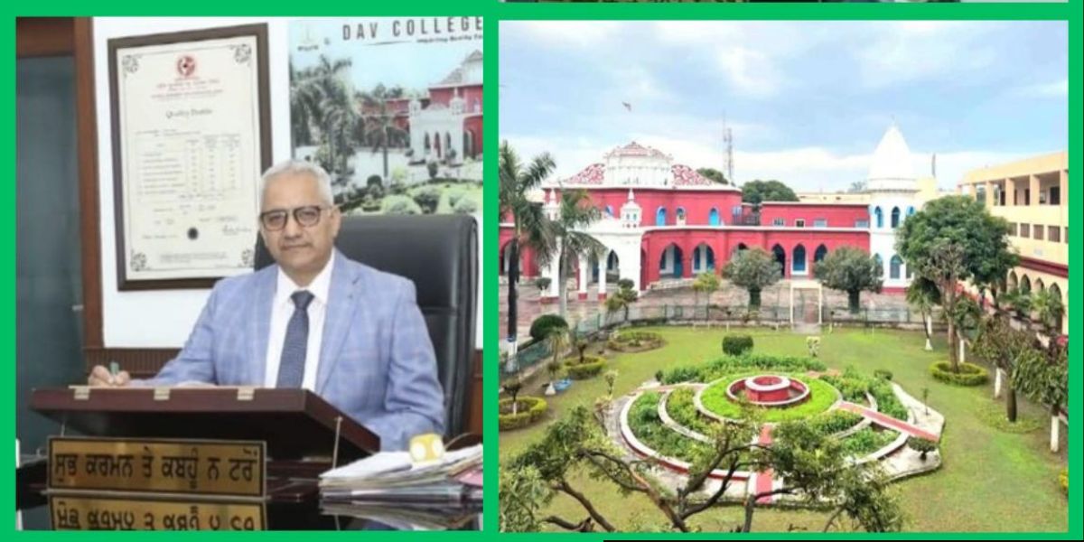 DAV College Jalandhar Wins Best Green Campus Initiatives Award