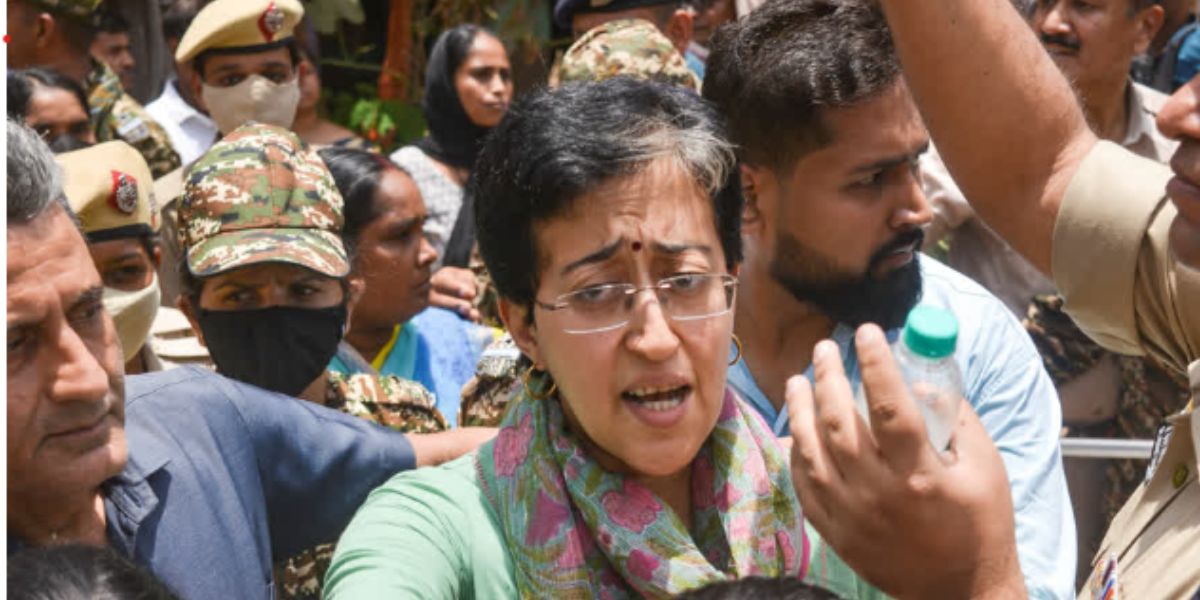 AAP Alleges Detention of Atishi Over Kalkaji Slum Protest, Delhi Police Denies