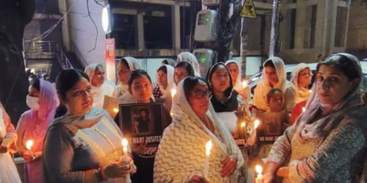 Candle March Held in Jalandhar Demanding Justice for Varinder Ghuman