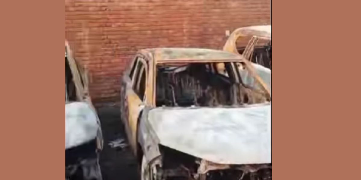Diwali Night Fire in Patialaâ€™s Dhobi Ghat: Three Cars Burnt to Ashes