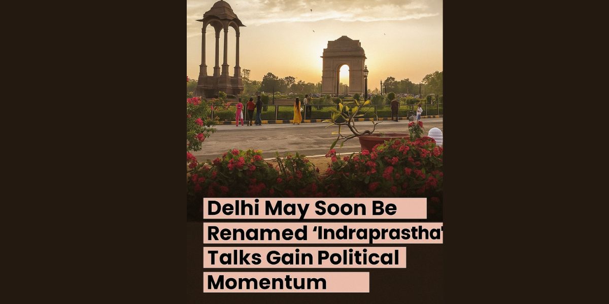 Delhi to Be Renamed â€˜Indraprasthaâ€™? Talks Intensify Over Indiaâ€™s Capital Name Change