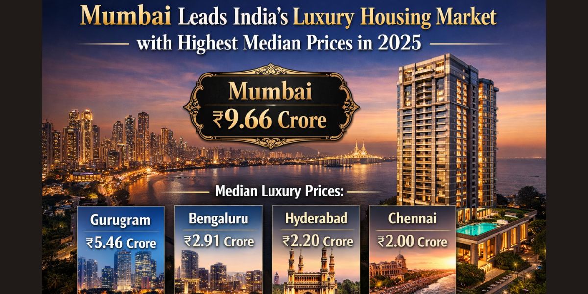 Mumbai Leads Indiaâ€™s Luxury Housing Market with Highest Median Prices in 2025