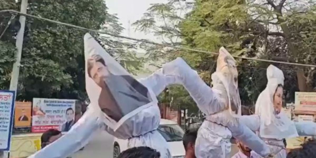 Protest in Jalandhar Ends Abruptly After Effigy Mix-Up Involving Sidhu Moosewalaâ€™s Mother