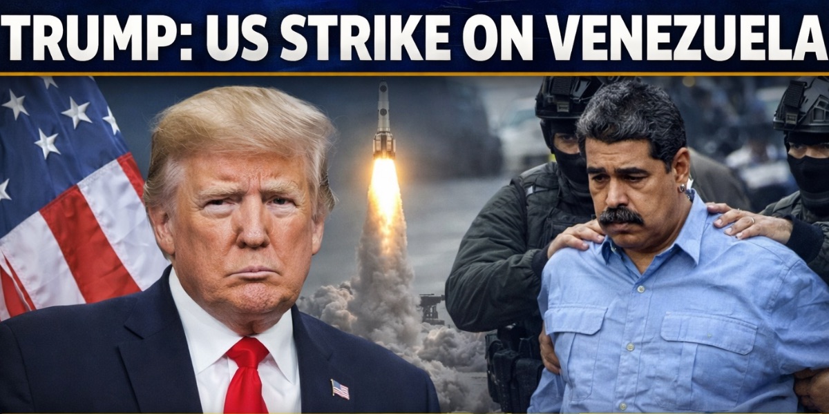 Trump Claims U.S. Action in Venezuela, Says Maduro Could Be Taken Into Custody