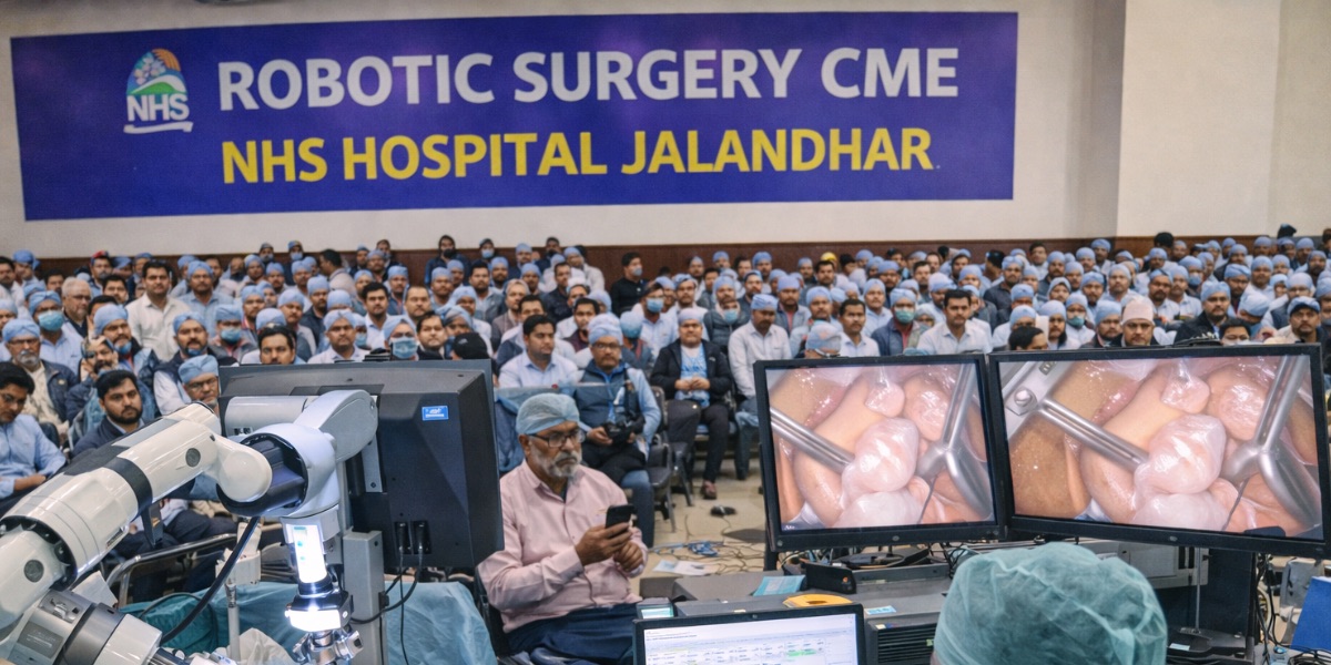 à¤œà¤¾à¤²à¤‚à¤§à¤° à¤®à¥‡à¤‚ à¤‘à¤°à¥à¤¥à¥‹à¤ªà¥‡à¤¡à¤¿à¤• à¤•à¥à¤·à¥‡à¤¤à¥à¤° à¤•à¥€ à¤¬à¤¡à¤¼à¥€ à¤ªà¤¹à¤², à¤à¤¨à¤à¤šà¤à¤¸ à¤…à¤¸à¥à¤ªà¤¤à¤¾à¤² à¤®à¥‡à¤‚ à¤°à¥‹à¤¬à¥‹à¤Ÿà¤¿à¤• à¤¸à¤°à¥à¤œà¤°à¥€ à¤•à¥‡ à¤¸à¤¾à¤¥ à¤¸à¥€à¤à¤®à¤ˆ à¤†à¤¯à¥‹à¤œà¤¿à¤¤